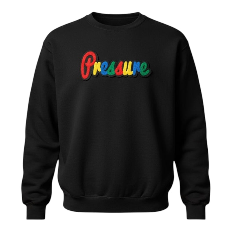 Pressure Sweatshirt (Black/Multi) for Trendy Comfort