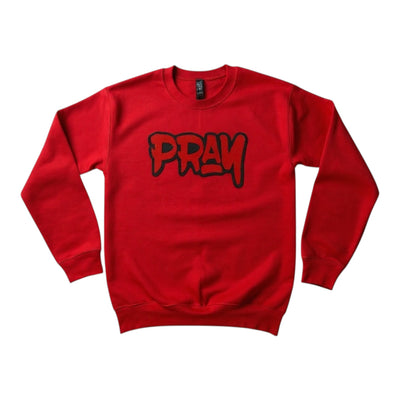 Red Pray Sweatshirt 