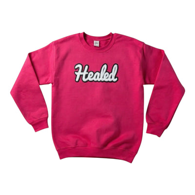 Hot Pink Healed Sweatshirt