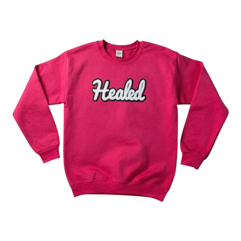 Hot Pink Healed Sweatshirt
