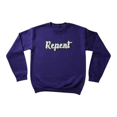 Purple Repent Sweatshirt 