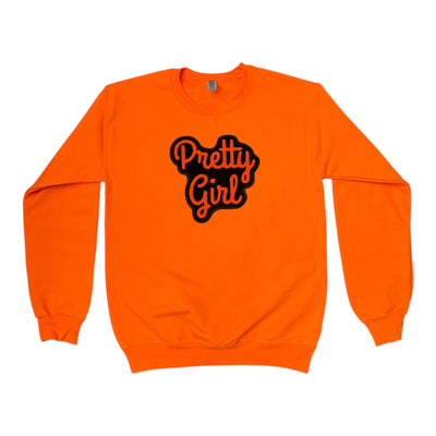 Safety Orange Pretty Girl Sweatshirt 