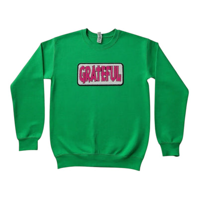 Green Grateful Sweatshirt