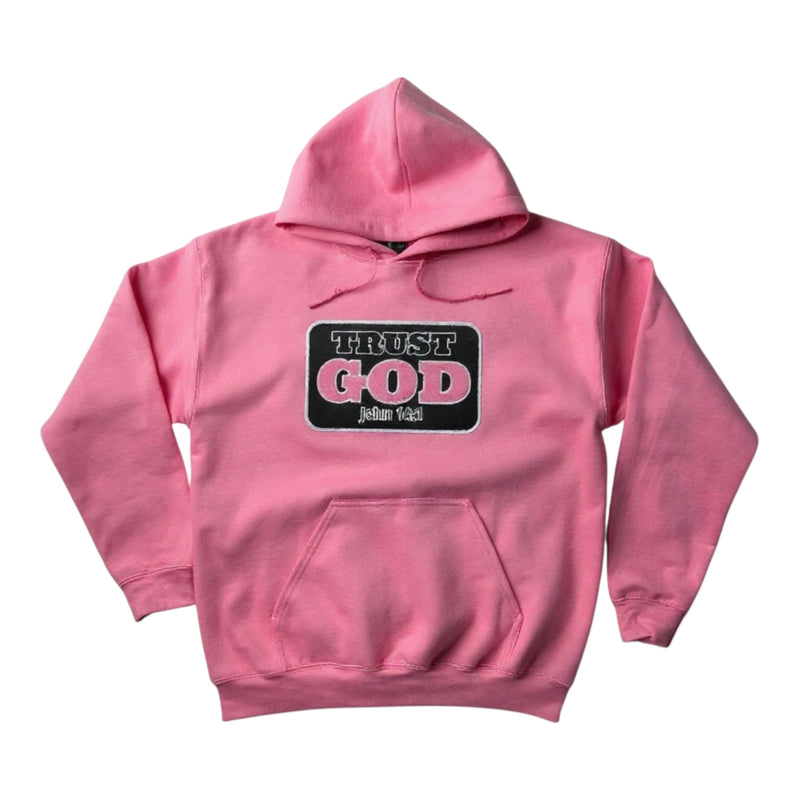 Trust God Hoodie (Pink) - Unisex Stylish Comfort Wear