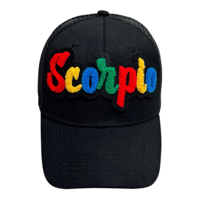 Zodiac Sign Trucker Hat (Black/Multi)