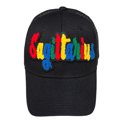 Zodiac Sign Trucker Hat (Black/Multi)