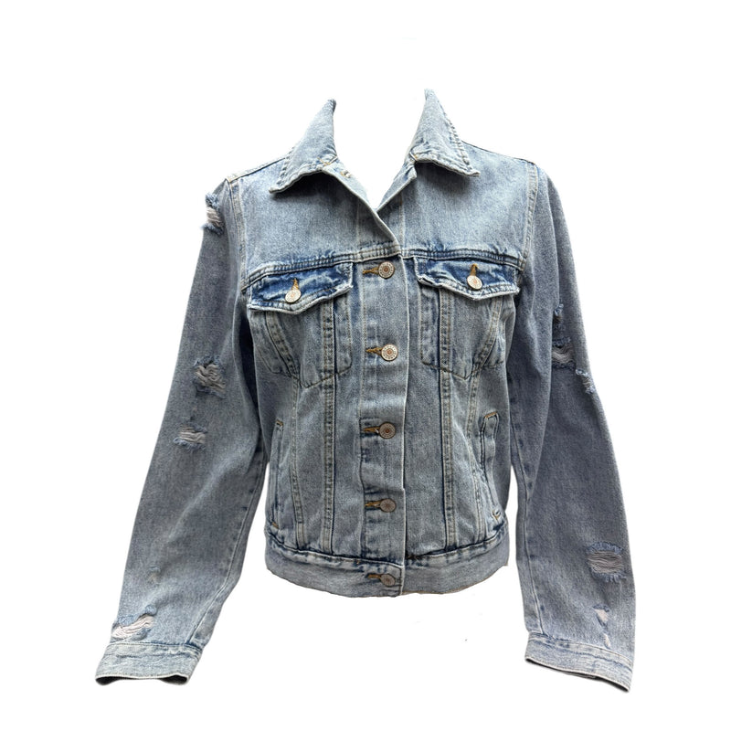 Notes Jean Jacket (Small/Medium)