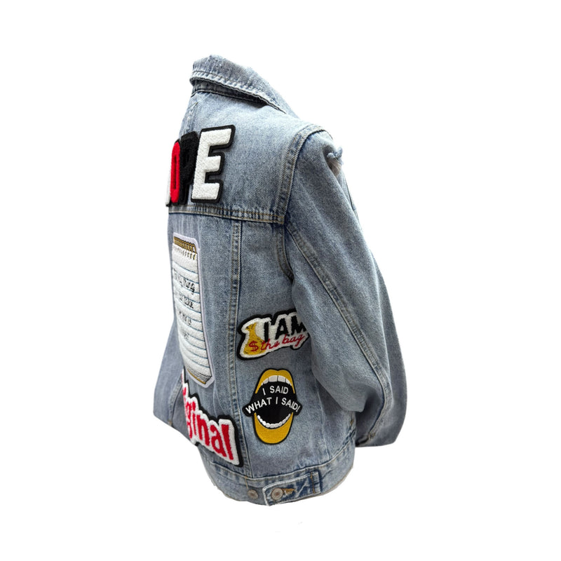 Notes Jean Jacket (Small/Medium)