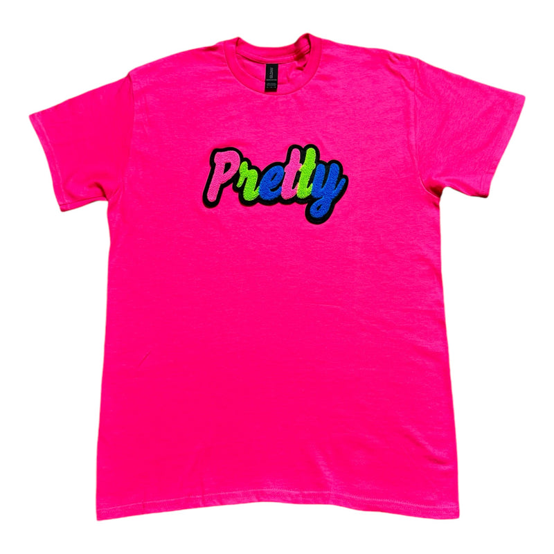 Pretty T-Shirt (Pink/Green/Blue)- Please Allow 2 Weeks for Processing