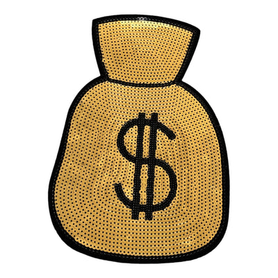 Money Bag Patch (Large/Sequin)