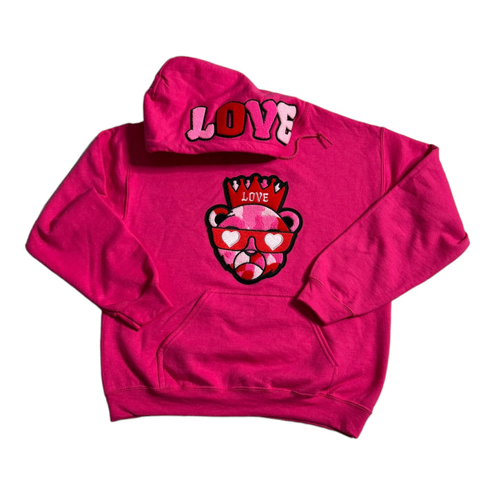 Ace family pink hoodie best sale