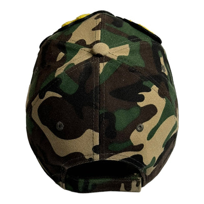 Customized Pretty Camouflage Baseball Cap (Yellow)