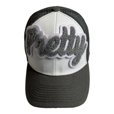 Customized Pretty Trucker Hat with Mesh Back (Gray) Reanna’s Closet 2