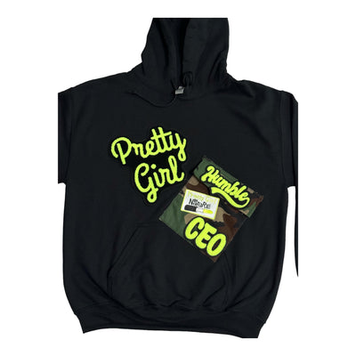 Customized Pretty Girl Hoodie, Please Allow 2-3 Weeks for Processing