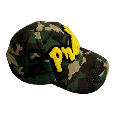 Customized Pretty Camouflage Baseball Cap (Yellow)