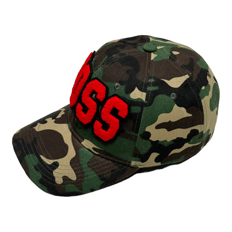 Customized Camouflage Print Boss Baseball Cap