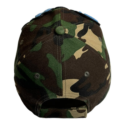 Customized Pretty Camouflage Baseball Cap (Blue)