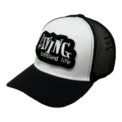 Living My Blessed Life Hat, Trucker Hat with Mesh Back