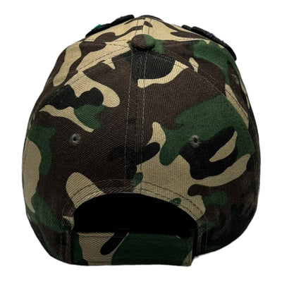 Customized Camouflage Print Pretty Baseball Cap (Mardi Gras Combo)