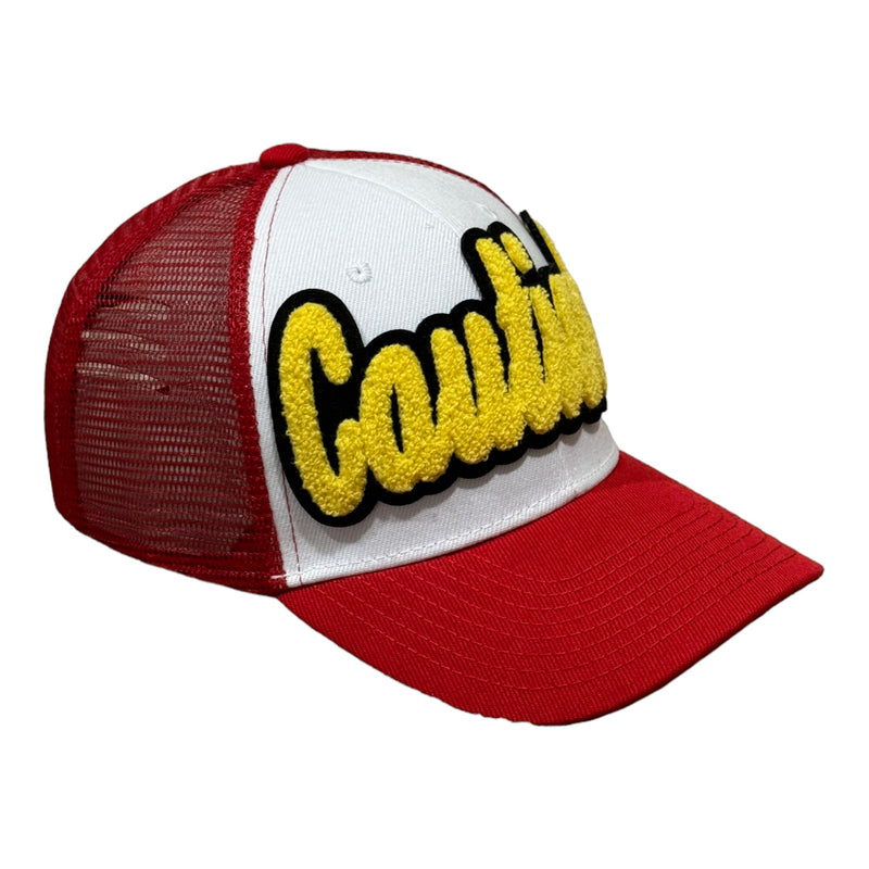 Caution! Hat, Trucker Hat with Mesh Back