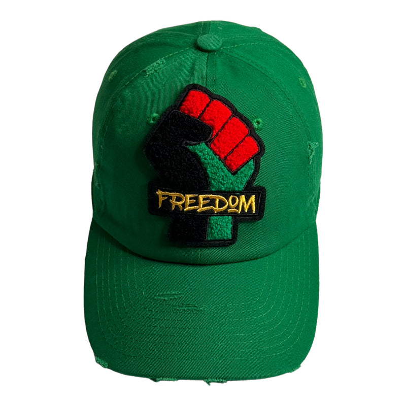 Freedom Fist Hat, Distressed Dad Hat