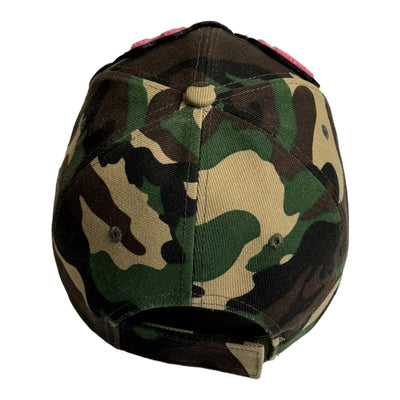 Customized Pretty Camouflage Baseball Cap (Pink 2)