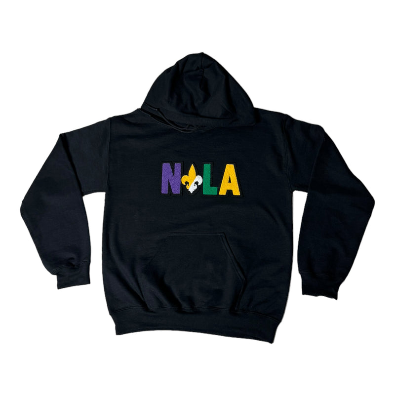 Customized NOLA Hoodie (Black) Please Allow 2 Weeks for Processing