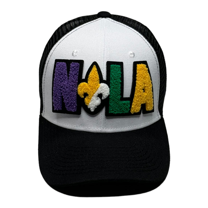 Customized NOLA Trucker Hat with Mesh Back