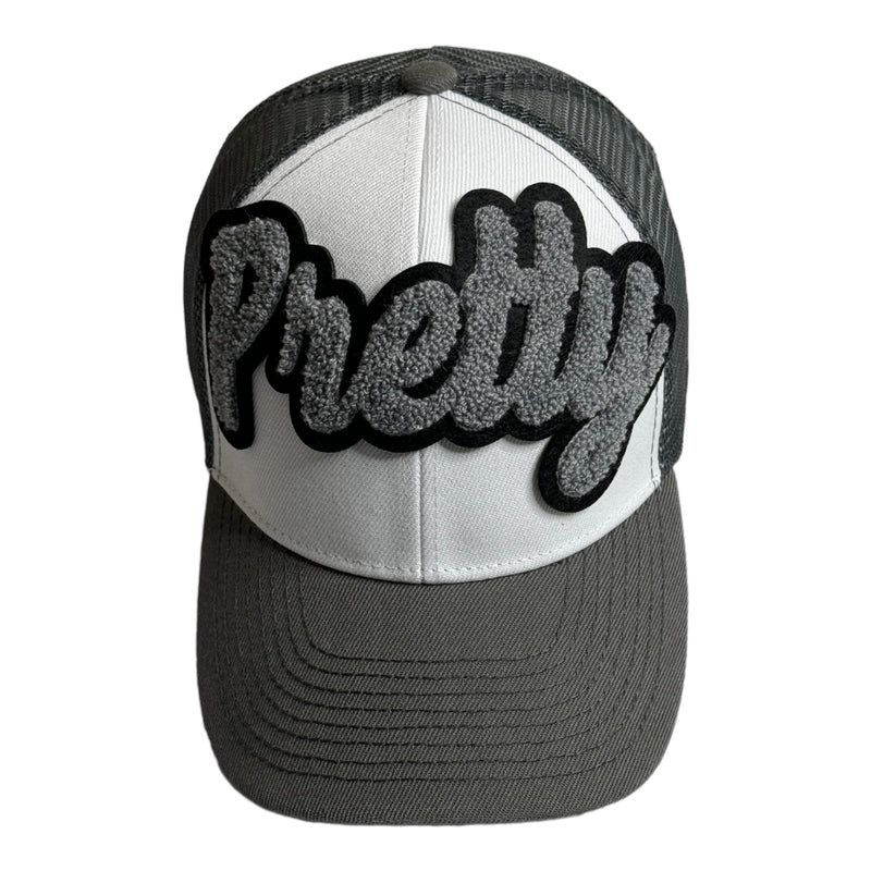 Customized Pretty Trucker Hat with Mesh Back (Dark Gray)