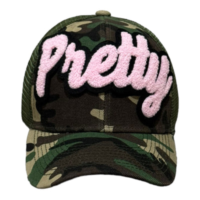 Pretty Hat, Trucker Hat with Mesh Back (Light Pink) Reanna’s Closet 2