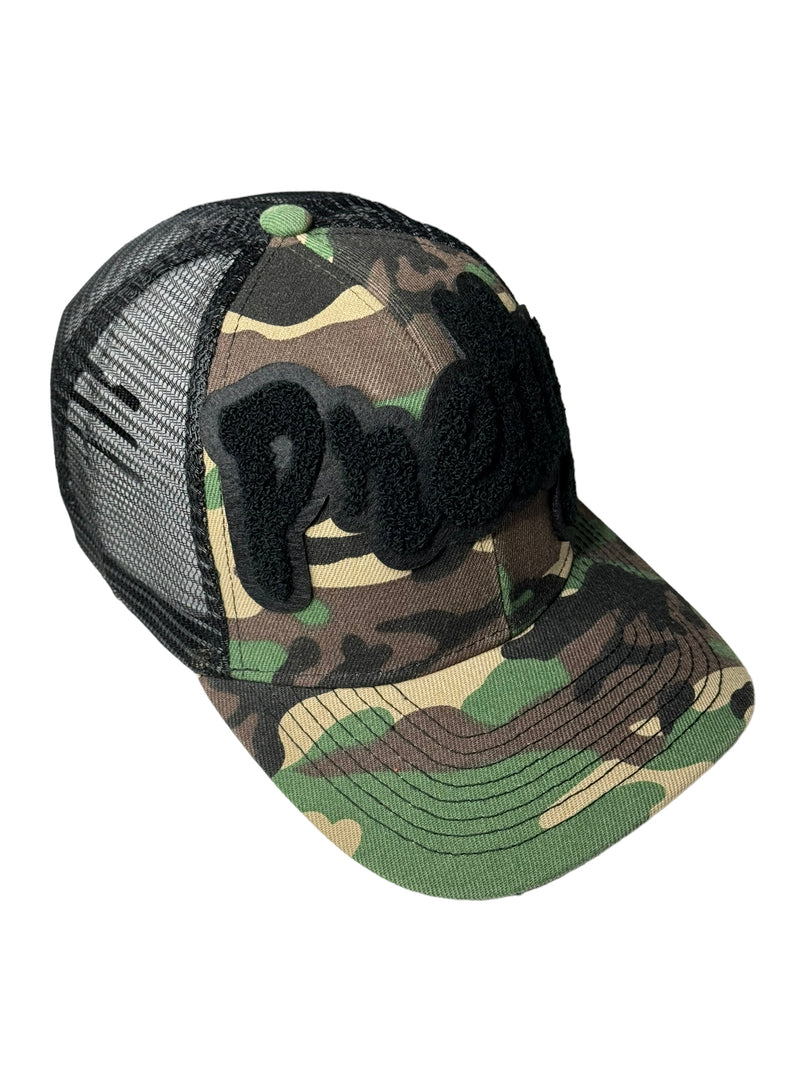 Pretty Trucker Hat (Camouflage/Black)