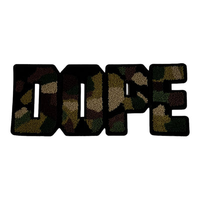 Chenille Camo Dope Patch (10.5 inch)