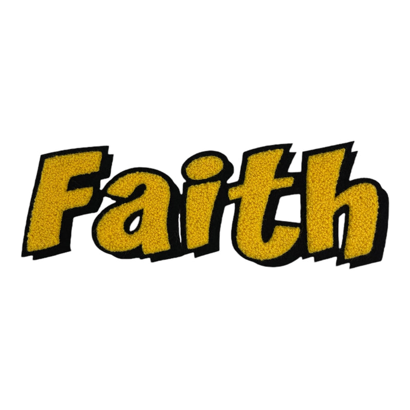 Chenille Faith Patch ( 10 inch)