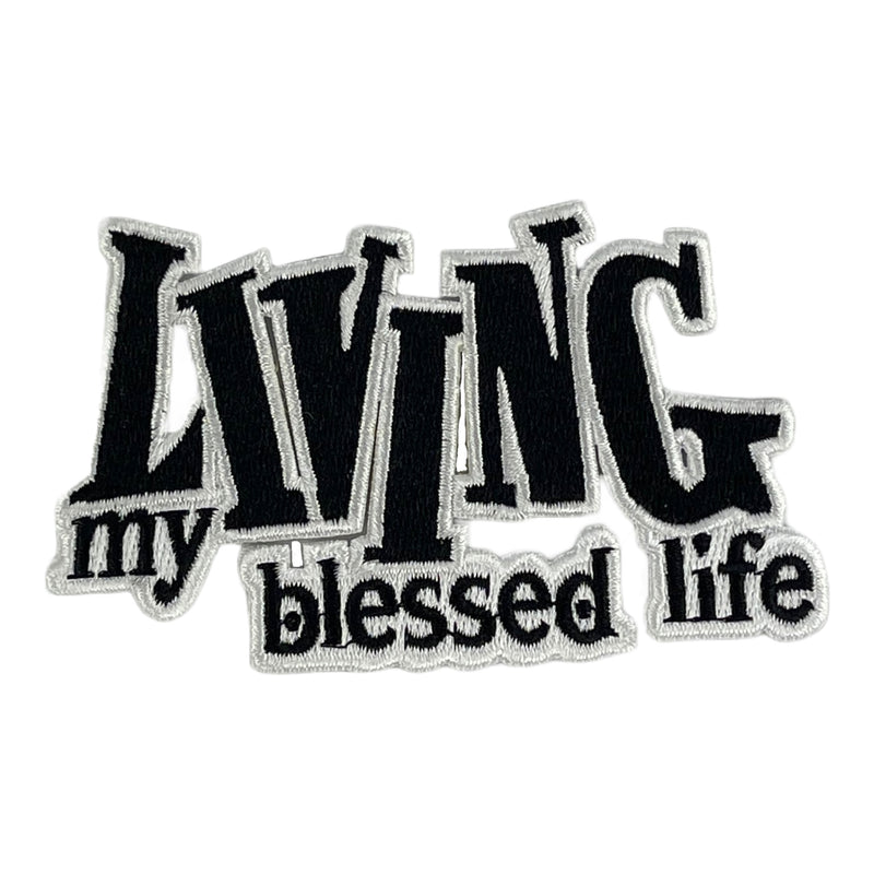 Living My Blessed Life Patch (4 inch)