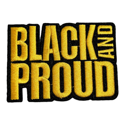 Black And Proud Patch