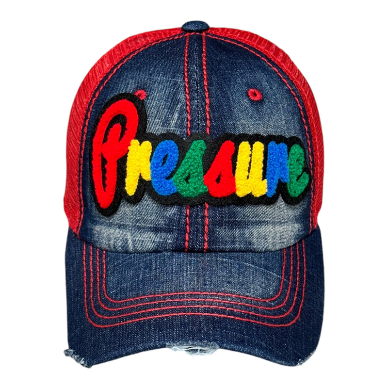 Pressure Trucker Hat (Denim/Multi)