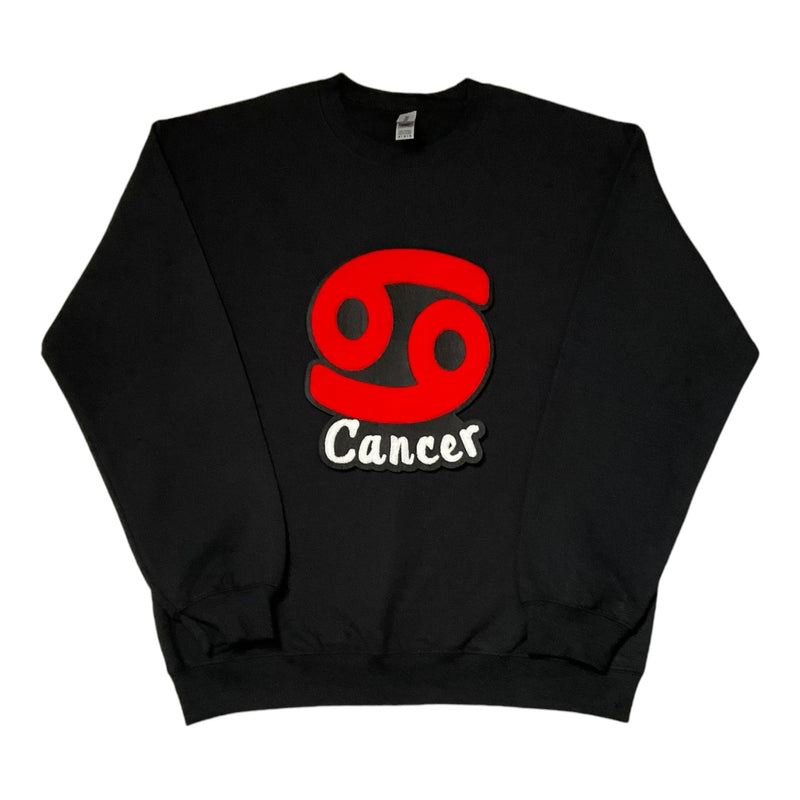 Cancer Sign Sweatshirt (Red/Black) Please Allow 2 Weeks For Processing