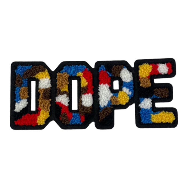 Chenille DOPE Patch (5.5 Inch) For Hats - Premium Quality Sew-On Patch