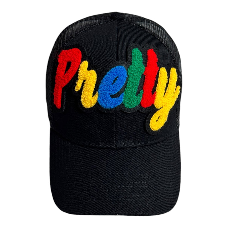 Pretty Trucker Hat (Black/Multi)