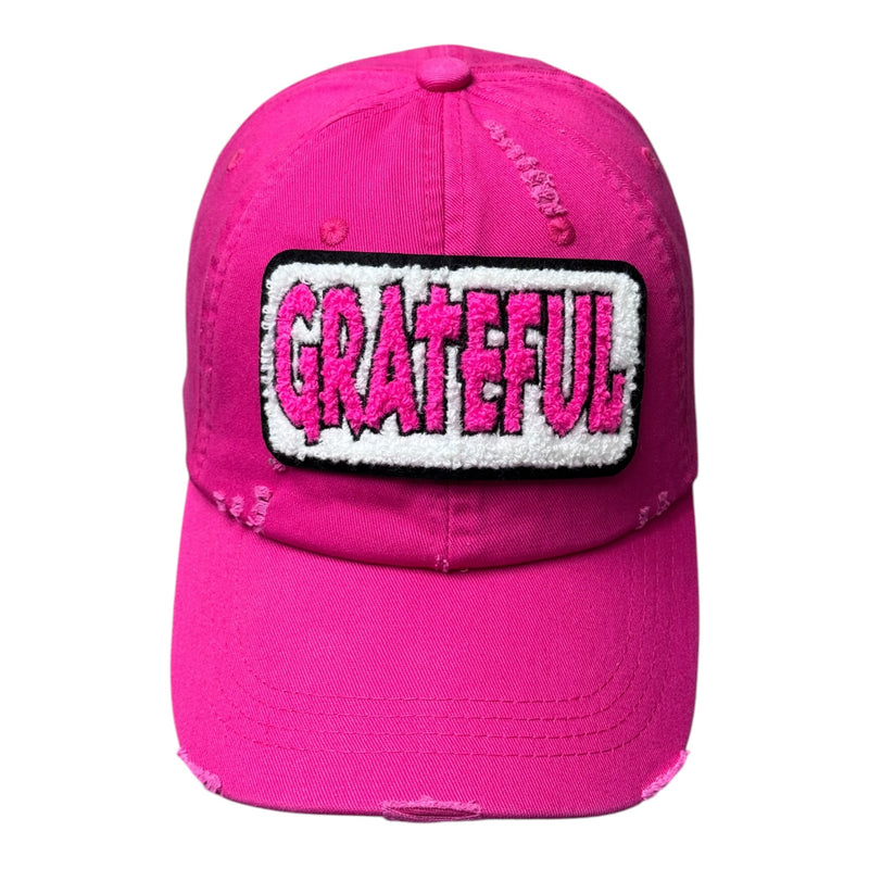 Grateful Dad Hat (Hot Pink/Fuchsia)