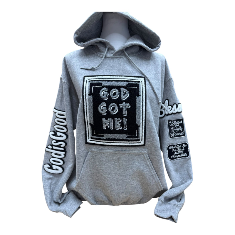 God Got Me Remixed Hoodie (Grey)