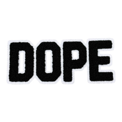 Chenille DOPE Patch (5.5 Inch) - Premium Quality Sew-On Patch for Hats
