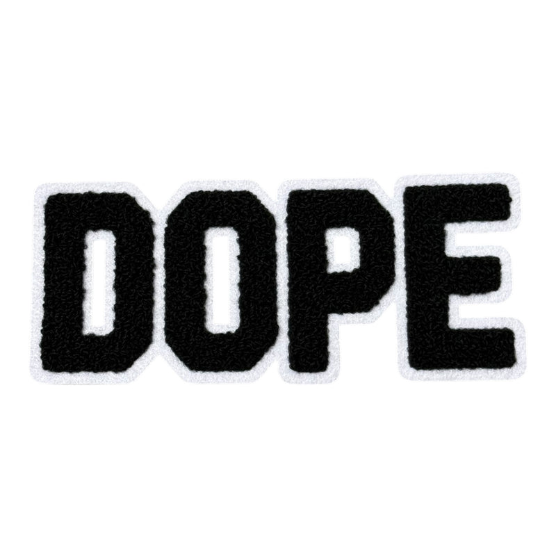 Chenille DOPE Patch (5.5 Inch) - Premium Quality Sew-On Patch for Hats