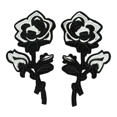 Flower Patch (2-Piece) Embroidered Iron-On Set (Excluded from the 70% off Promotion)