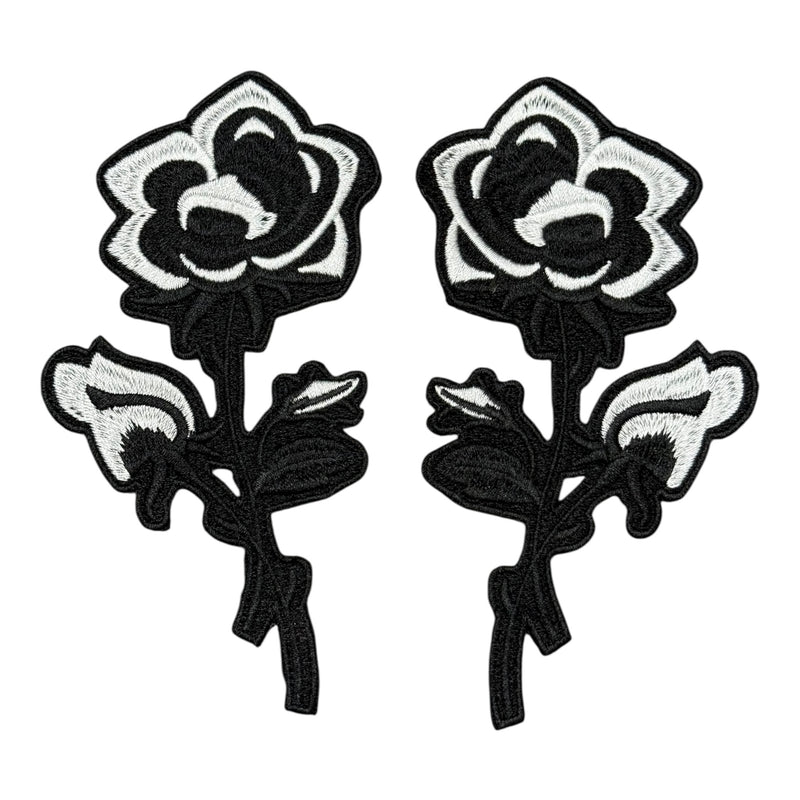 Flower Patch (2-Piece) Embroidered Iron-On Set (Excluded from the 70% off Promotion)