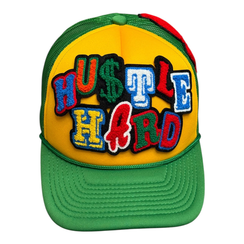 Remixed Hustle Hard Foam Trucker Hat Unisex