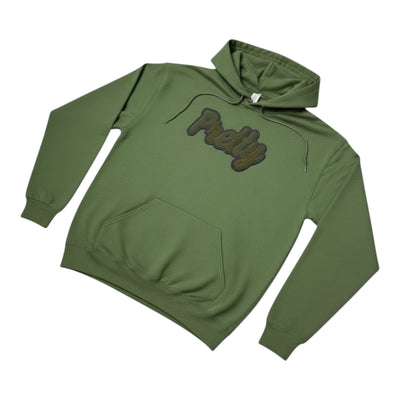 Pretty Hoodie Military Green Unisex