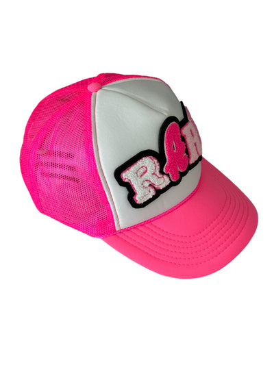 Rare Hat, Foam Trucker Hat (Neon Pink)
