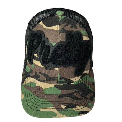 Pretty Trucker Hat (Camouflage/Black) Reanna’s Closet 2