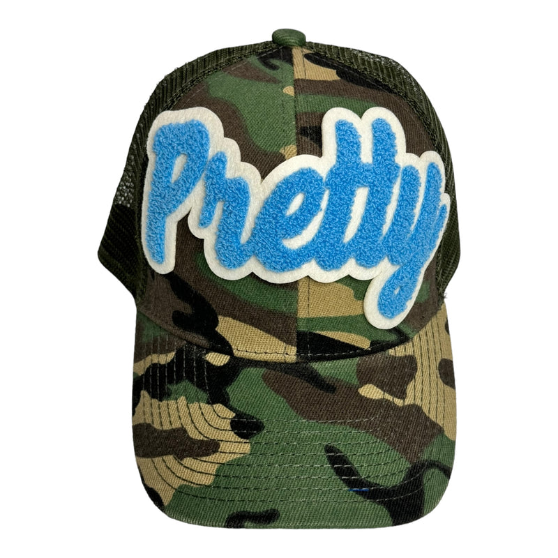 Pretty Trucker Hat With Mesh Back (Camouflage)